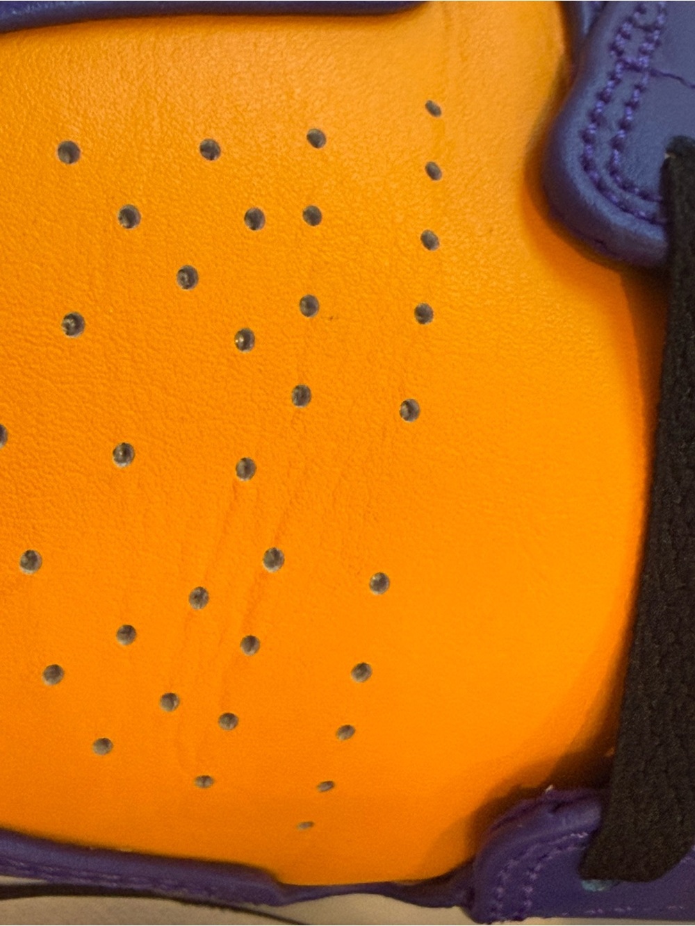 Nike Men's High-Top Sneakers - Purple/Yellow/White - Picture 5 of 11